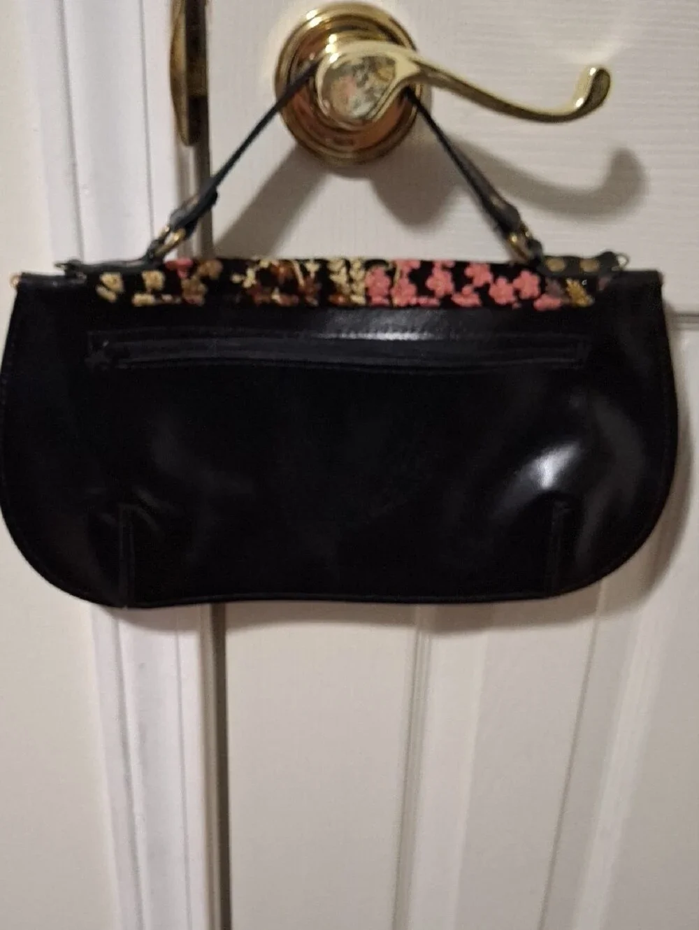 Liberina Bags Handmade Leather and Velvet Retro Clutch